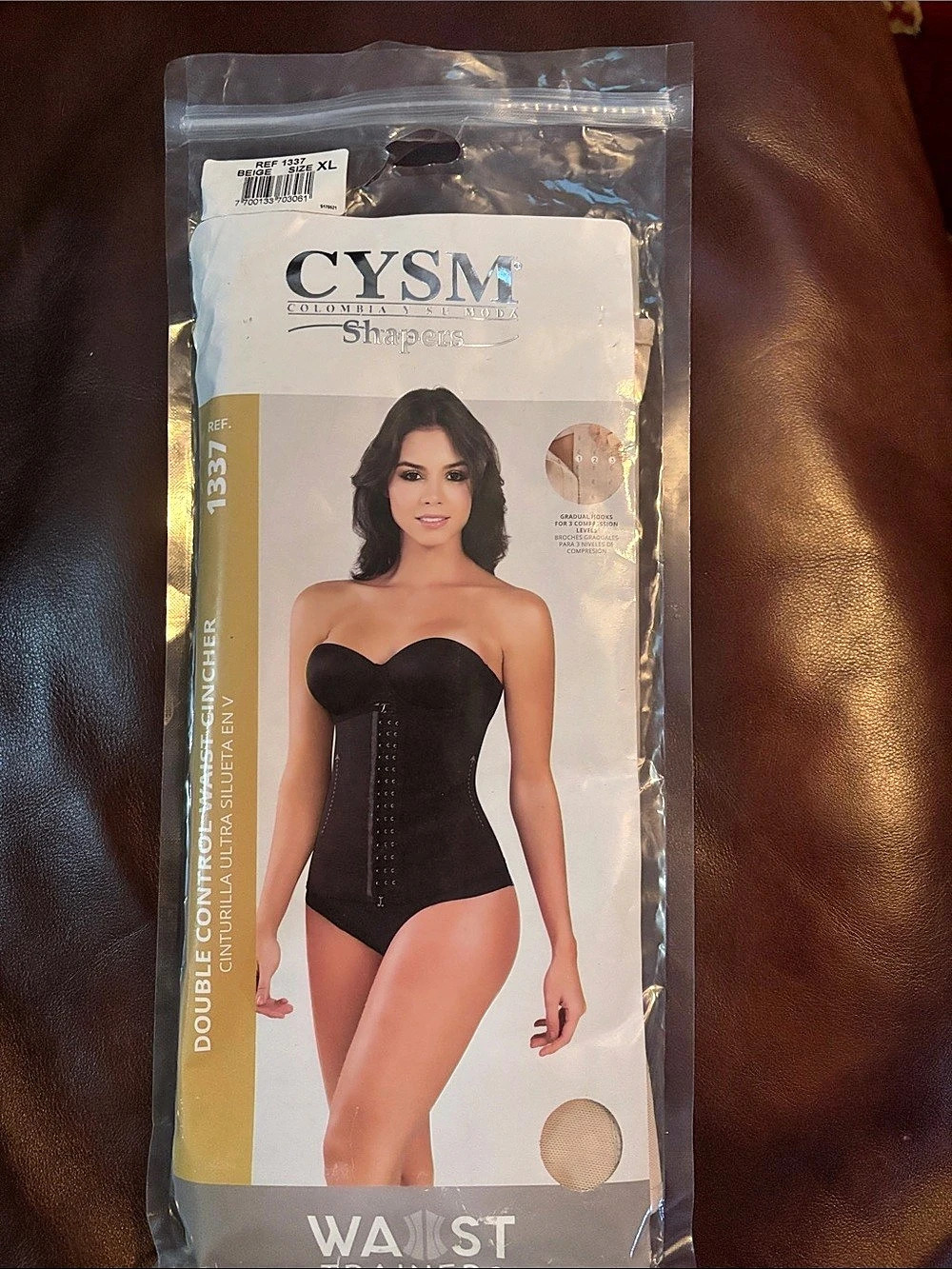 CYSM Double Control Waist Cincher nude NWT slim’s Waist and lifts breast